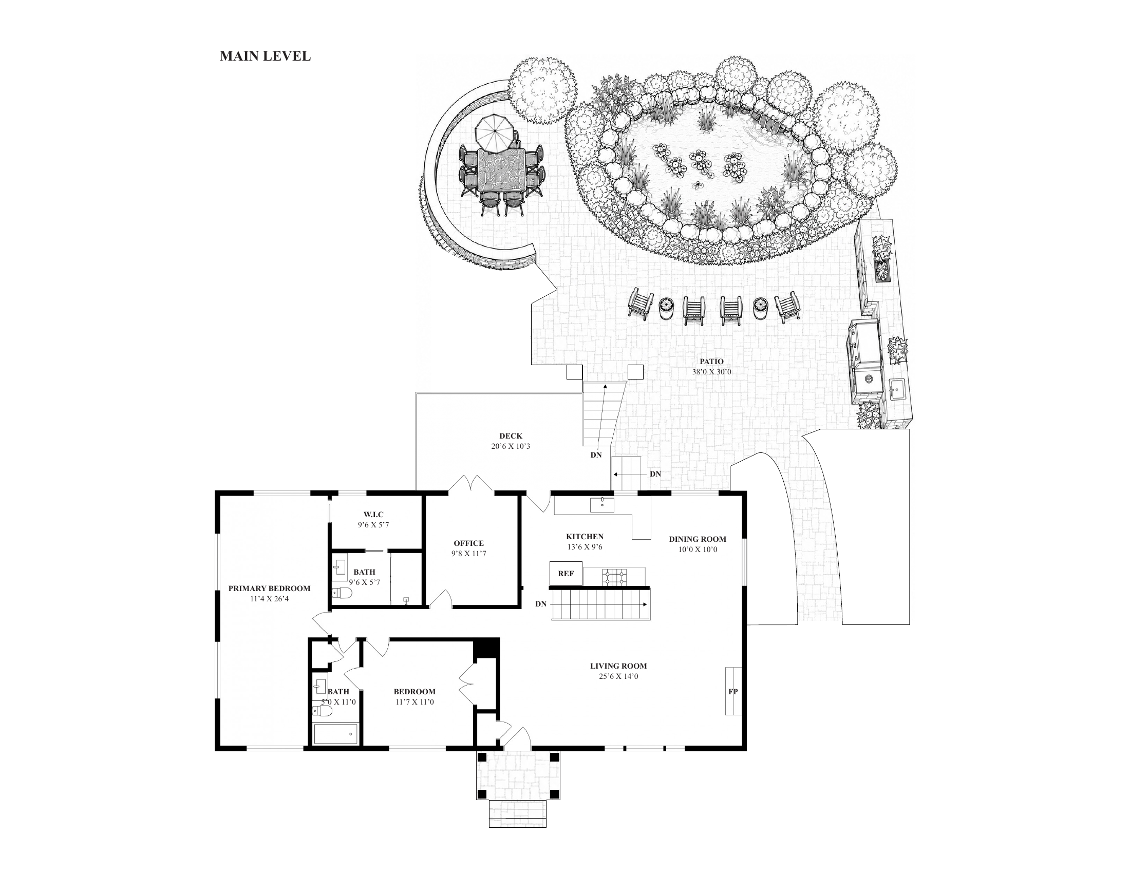 4429 Neptune Dr — Main Level w/ Landscape